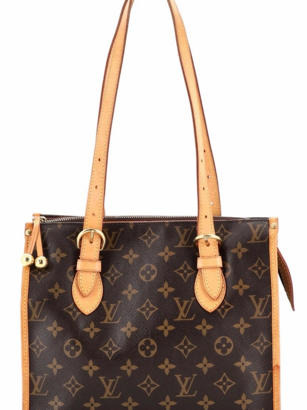 Louis Vuitton Monogram Canvas Brown Popincourt tote with Vachetta Leather